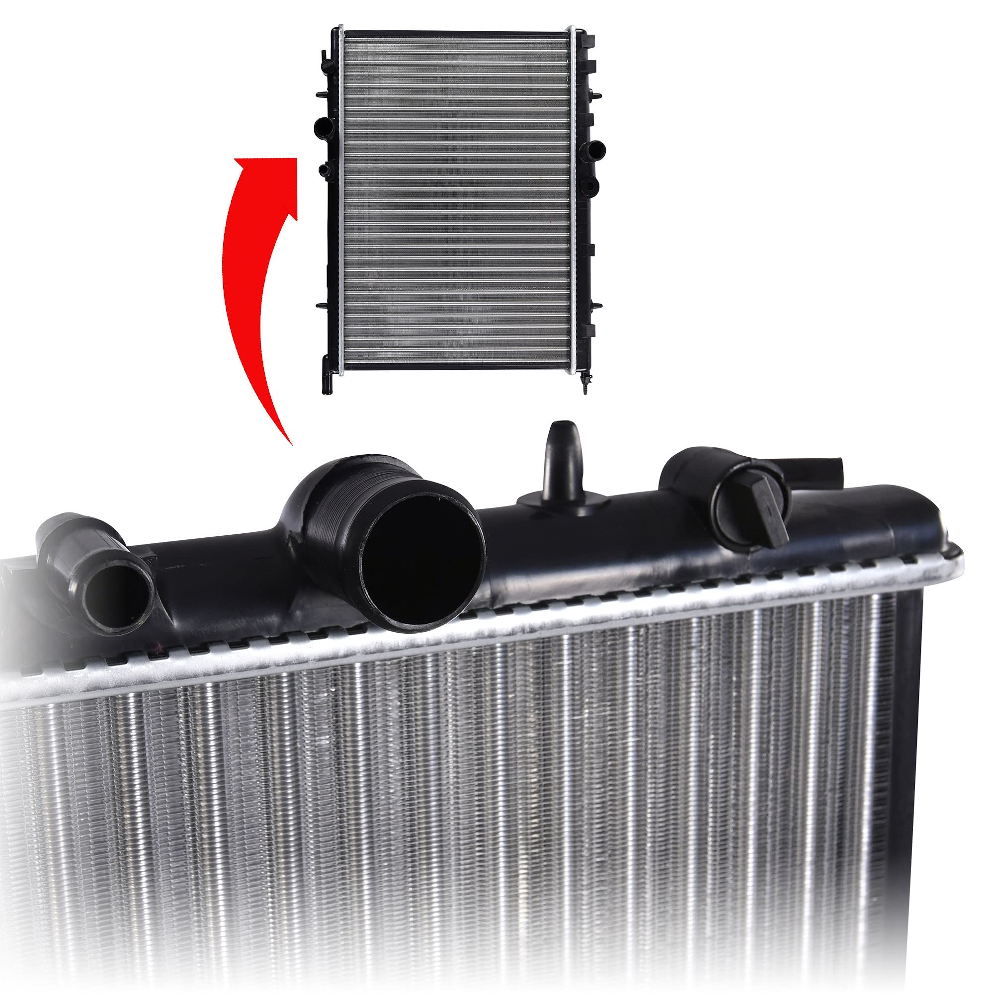 1x Radiateur moteur Refroidisseur d'eau