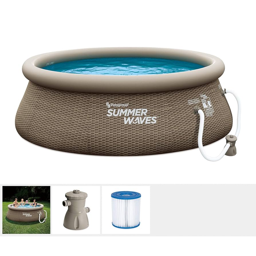 Amazon.com: Summer Waves 10ft x 36in Quick Set Above Ground
