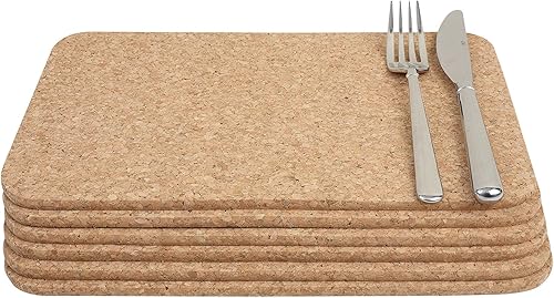 Miniatura 7 de T  G mesa rectangular esteras en corcho 28x 20x 06cm 6unidades