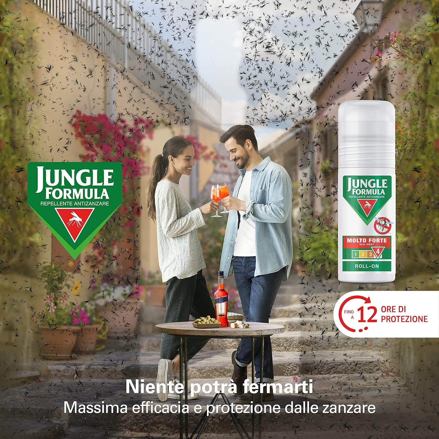 Jungle Formula Molto Forte Pratico Roll-On Repellente Antizanzare 50 ml