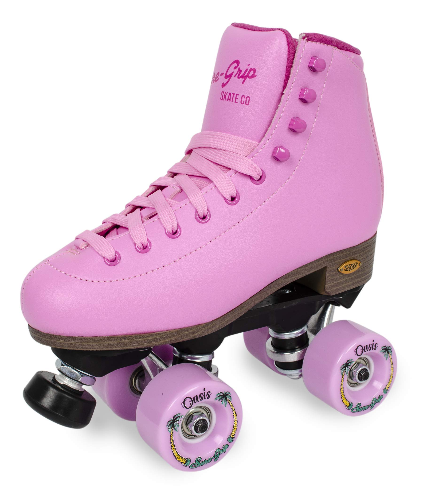 Sure-Grip Pink Passion Oasis Outdoor Roller Skates (Size 9)