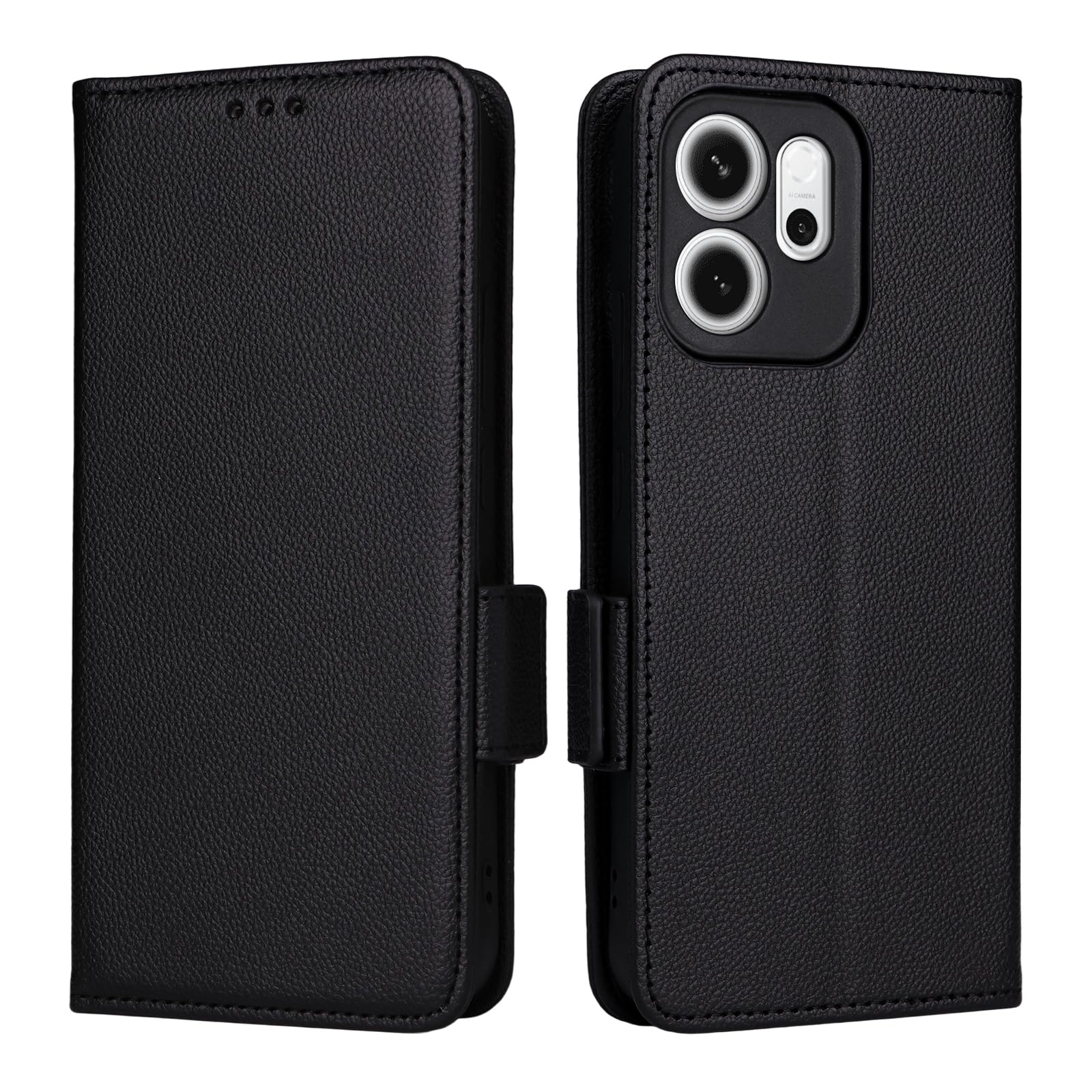 Funda Cartera Para OPPO Reno 14F/14FS - Diseño Floral, Soporte Plegable
