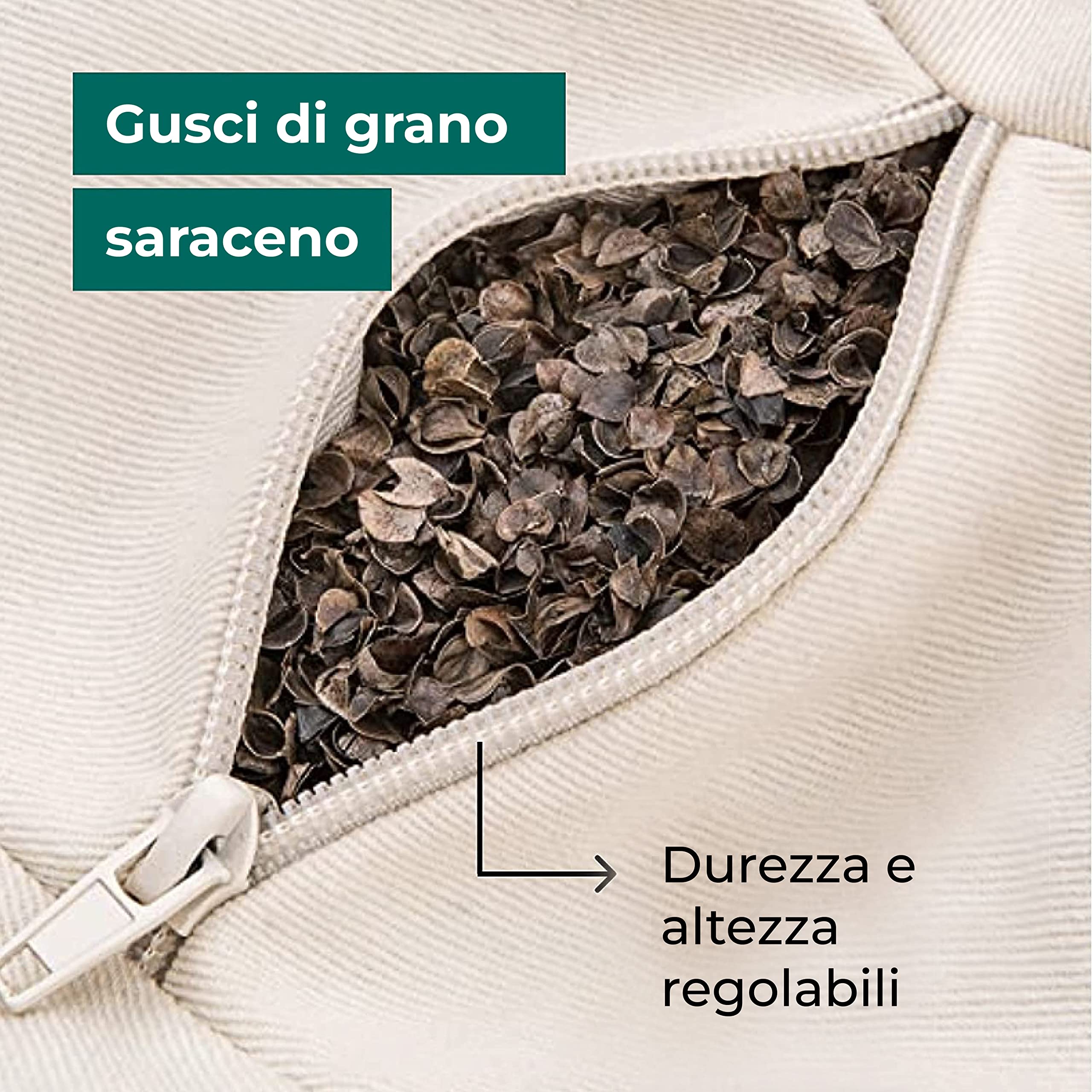 Present Mind Cuscino Meditazione Yoga Zafu, Altezza 20 cm, Rivestimento in Cotone Lavabile