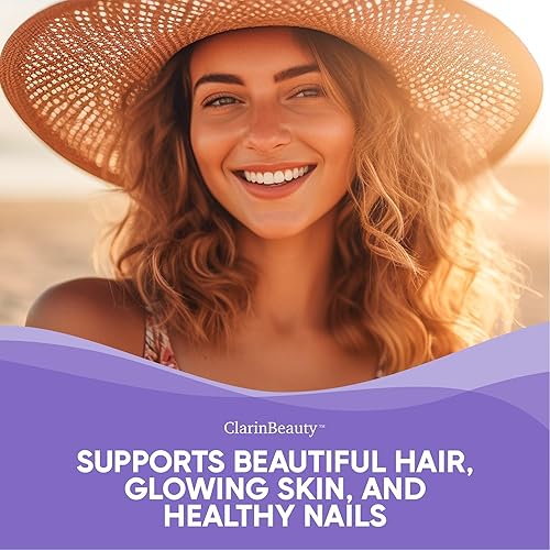 Miniatura 9 de ClarinBeauty Píldoras 100% naturales del colágeno 1000mg biotina 10000mcg queratina Saw Palmetto 2500mg ácido hialurónico y semilla de calabaza con