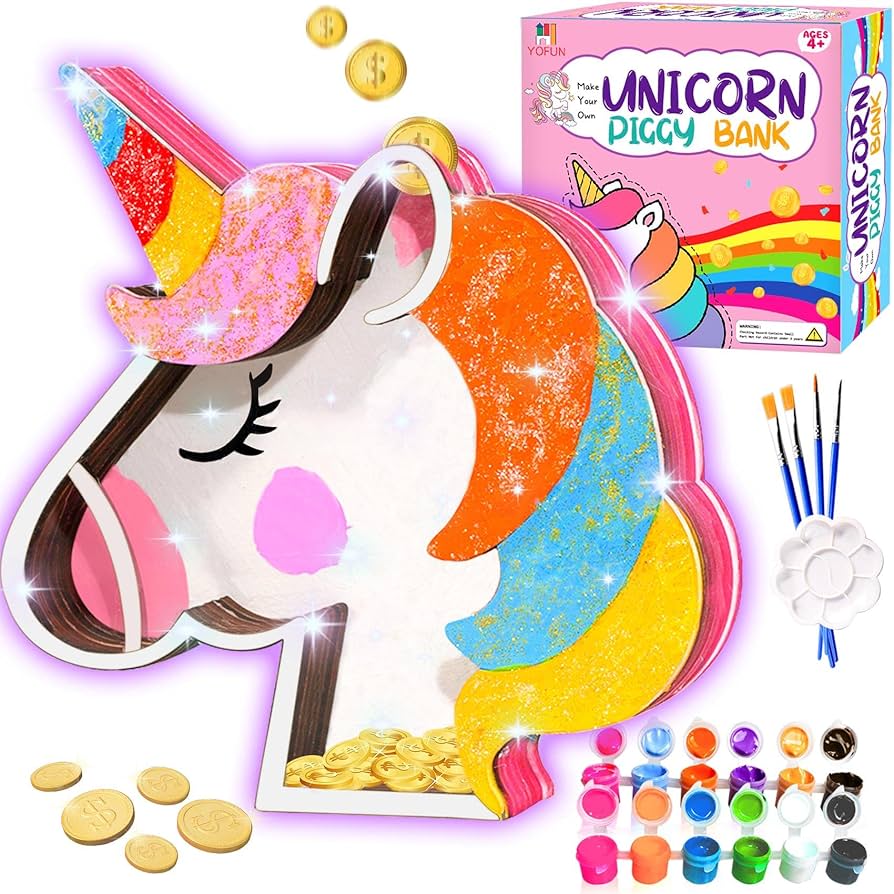 Amazon.co.jp: YOFUN 自分で作れるユニコーン貯金箱