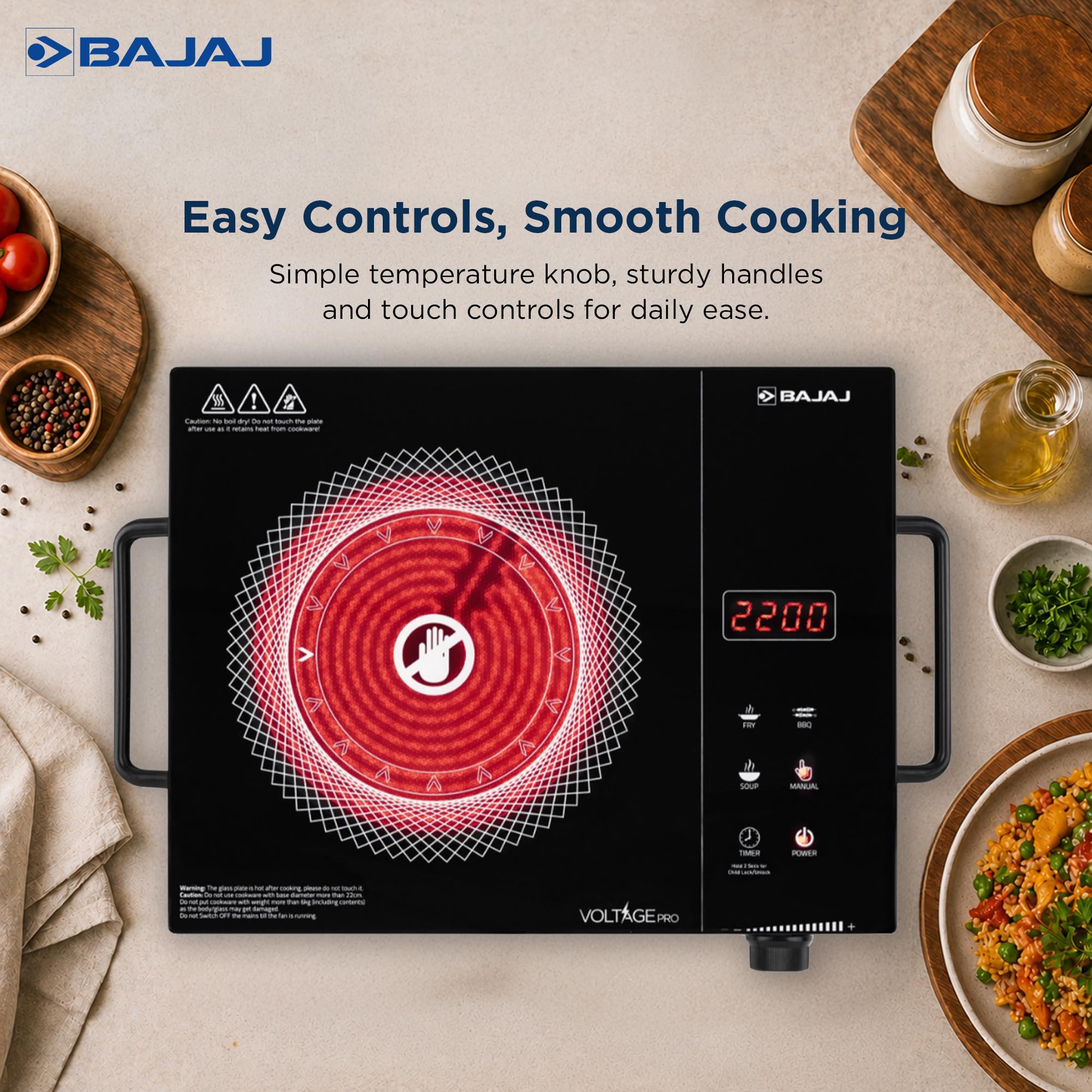 Bajaj IRX 220F Infrared Cooktop