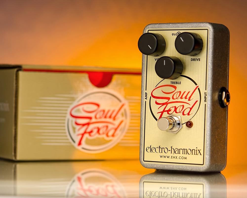 Electro Harmonix Soul Food Distortion/Fuzz/Overdrive - Distorsore Electro Harmonix Soul Food Distortion/Fuzz/Overdrive - Distorsore
