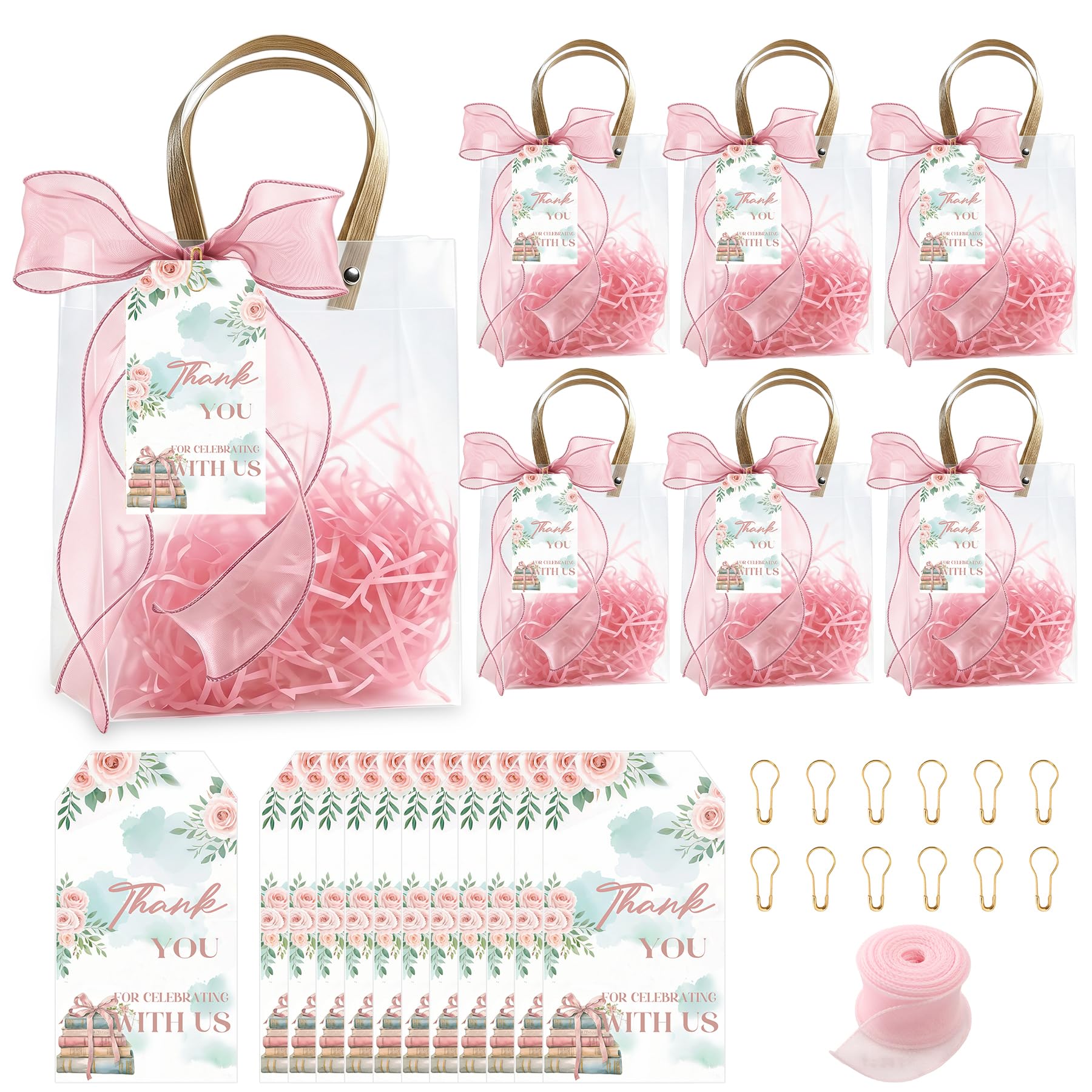 12Set A New Chapter Begins Bridal Shower Gift Bag - Book Party Favors her next chapter