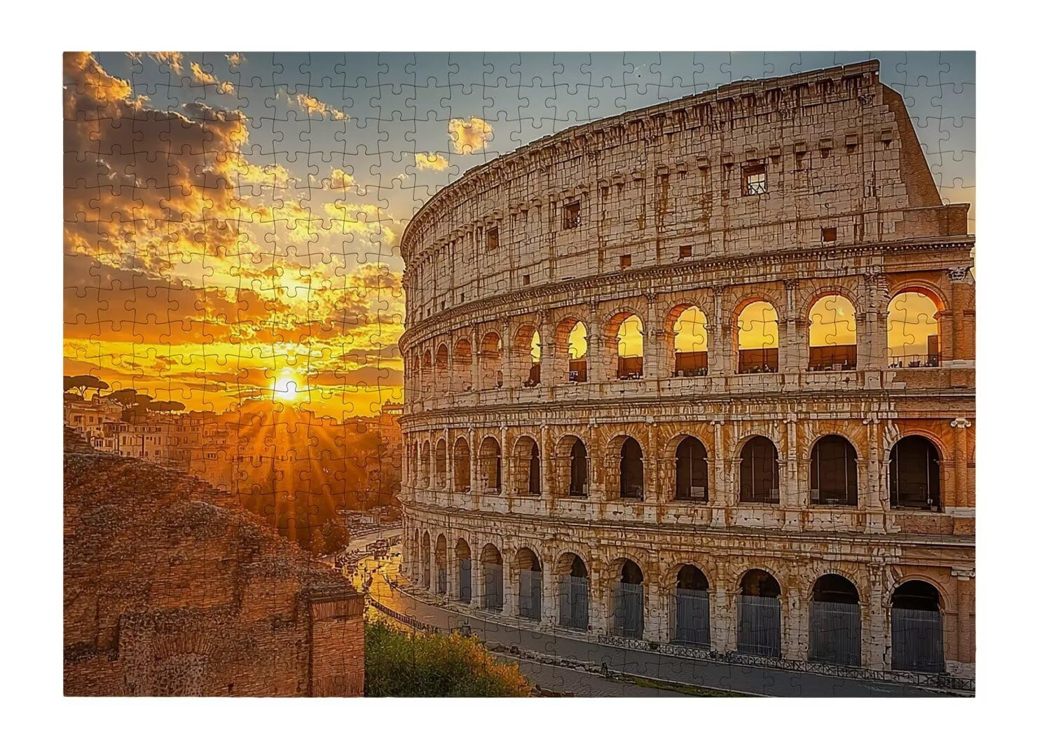 1500 sztuk puzzli dla dorosłych, Rzym puzzle wymagająca gra -4423