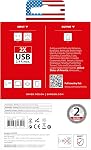 SKROSS - 1.500281 Europe to USA USB | Travel Adapter Europe to USA, 2 USB 5V/2.4A - Voltage and Power 100V - 1500 W/250 V - 3750 W - Electric Shock Protection