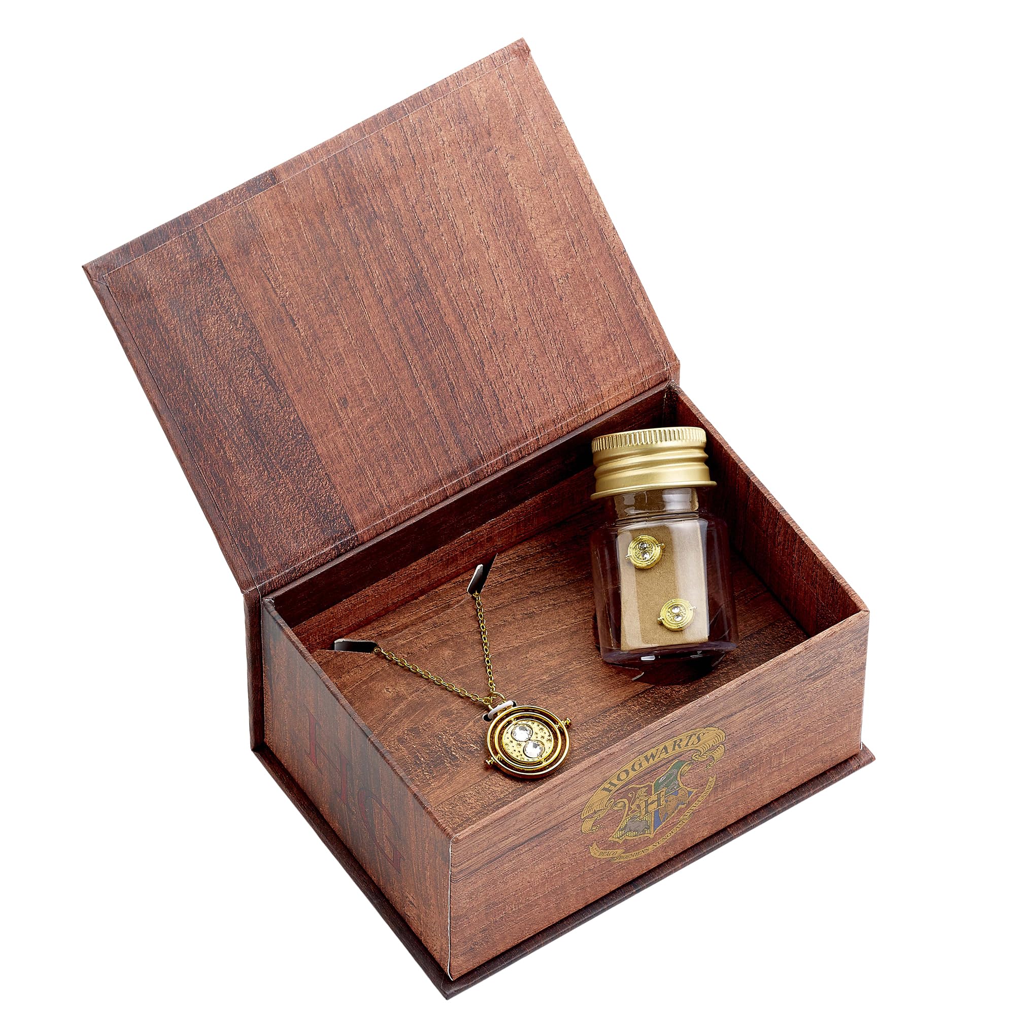 Harry Potter Time Turner Necklace & Earrings Gift Box
