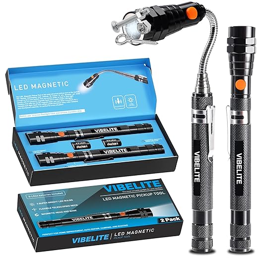 Extendable Magnetic Flashlight (2 Pack) - $27.99