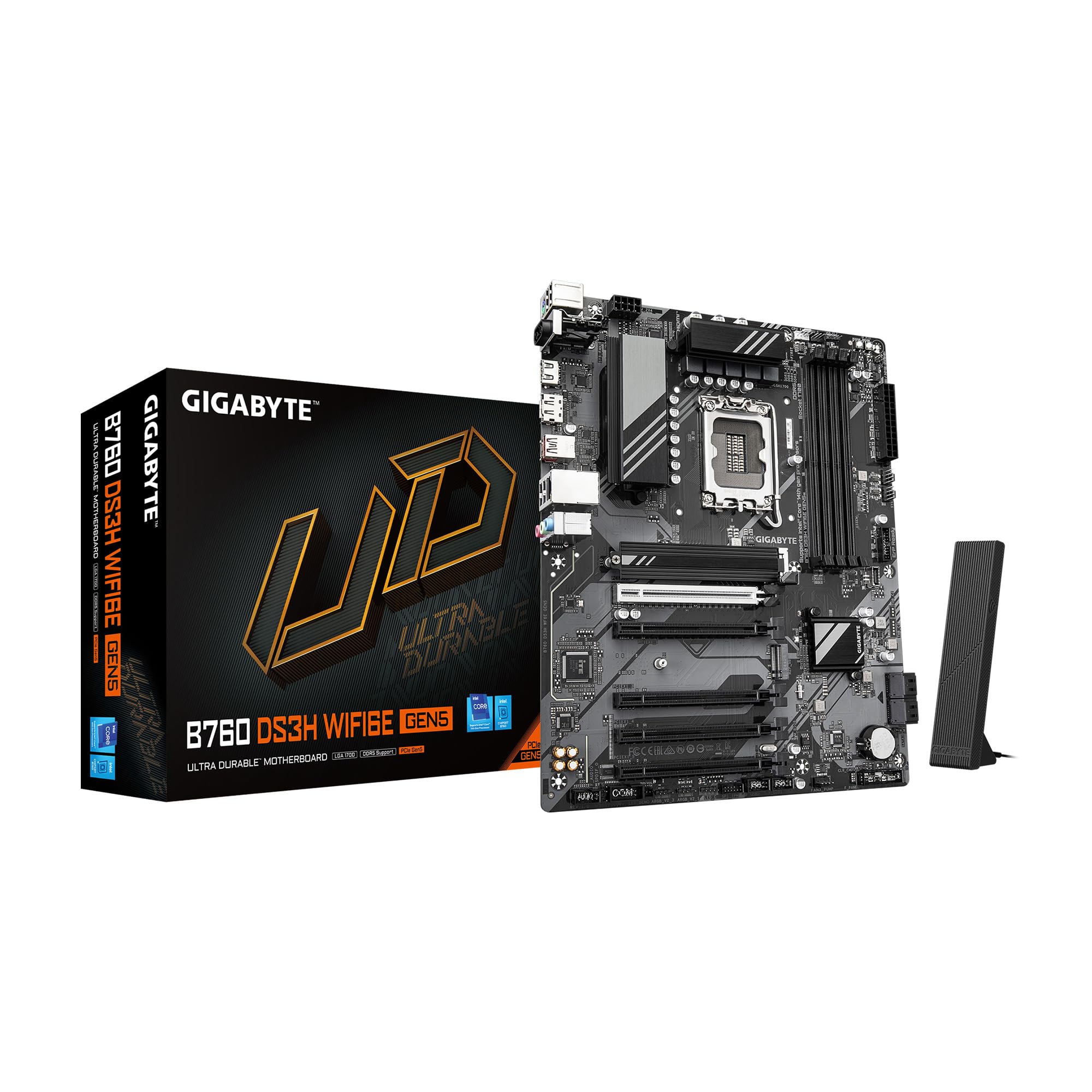 Amazon.com: GIGABYTE B760M DS3H WIFI6E GEN5 LGA 1700 Intel B760 M
