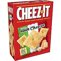 Vista 1 de Cheez-It Galletas de queso, galletas horneadas, aperitivos de oficina y niños, cuatro quesos italianos, caja de 12.4 onzas (1 caja)