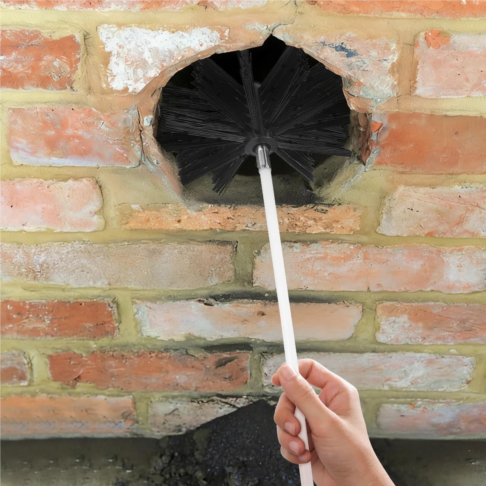 Scovolo Canna Fumaria 1 set di spazzole for la pulizia del camino