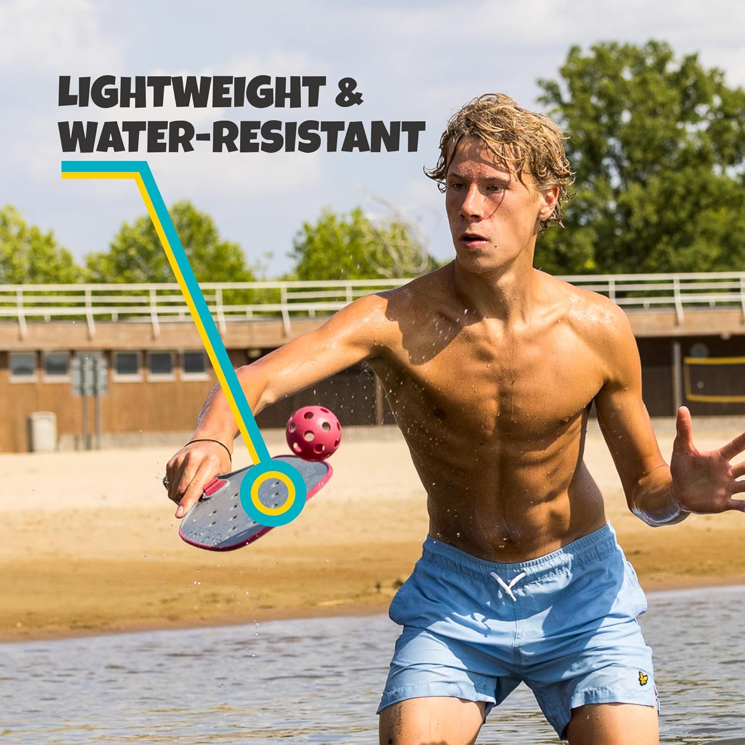 Pickli - Connectable and Lightweight Beach-Ready Pickleball Set