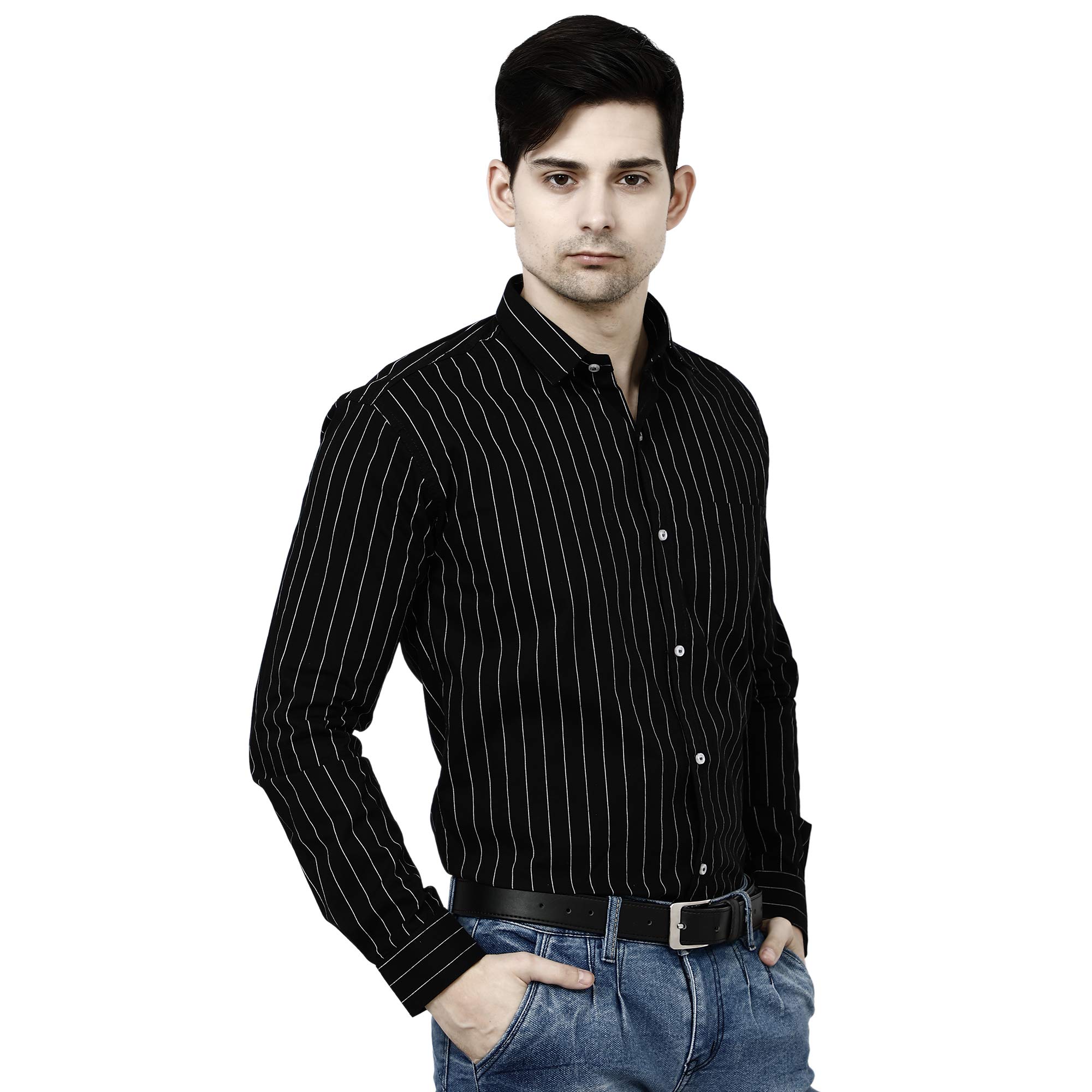 Pearl oceanFormal Cotton Shirt Full Sleeves