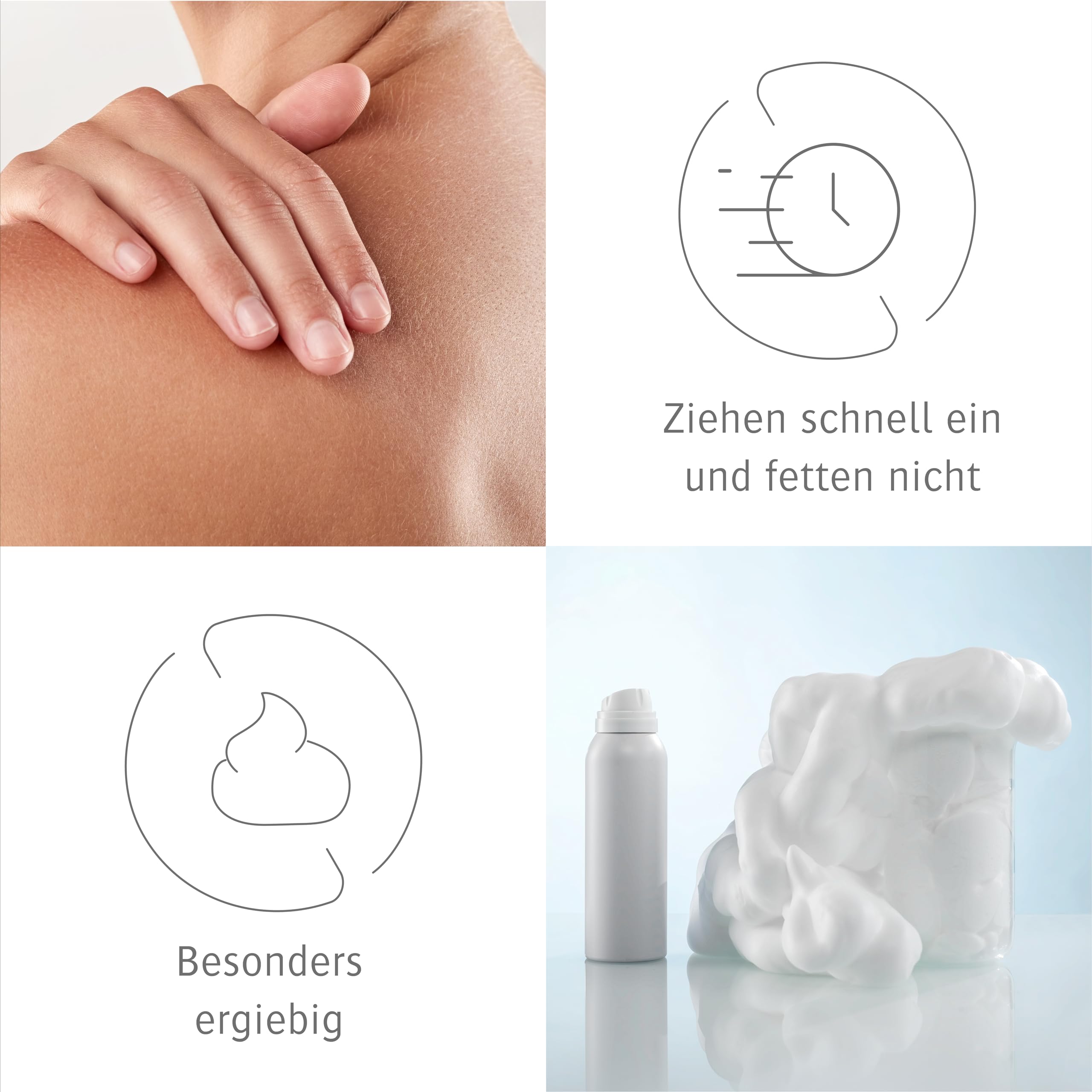 Allpresan Derma med Repair Crème mousse Hydro Soin intensif pour peaux très sèches et rugueuses 200 ml