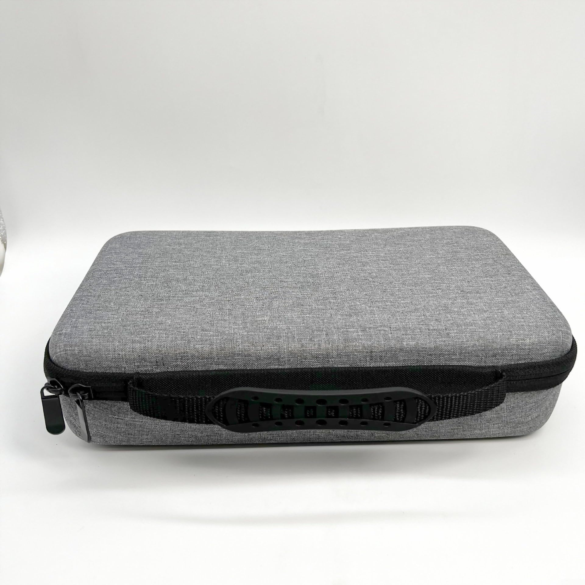 Caja de almacenamiento portátil de gafas de sol de viaje, estuche organizador de gafas de sol de EVA duro con compartimentos ajustables para hombres y mujeres