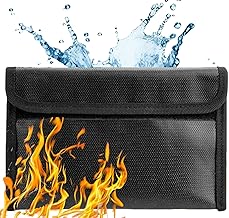 Fireproof Bags for Documents and Money, Fireproof Safety Bag, Fireproof and Water Resistant Bag, Explosion Proof Safety Bag, Resistant Fire Proof Bags, for Valo Objects
