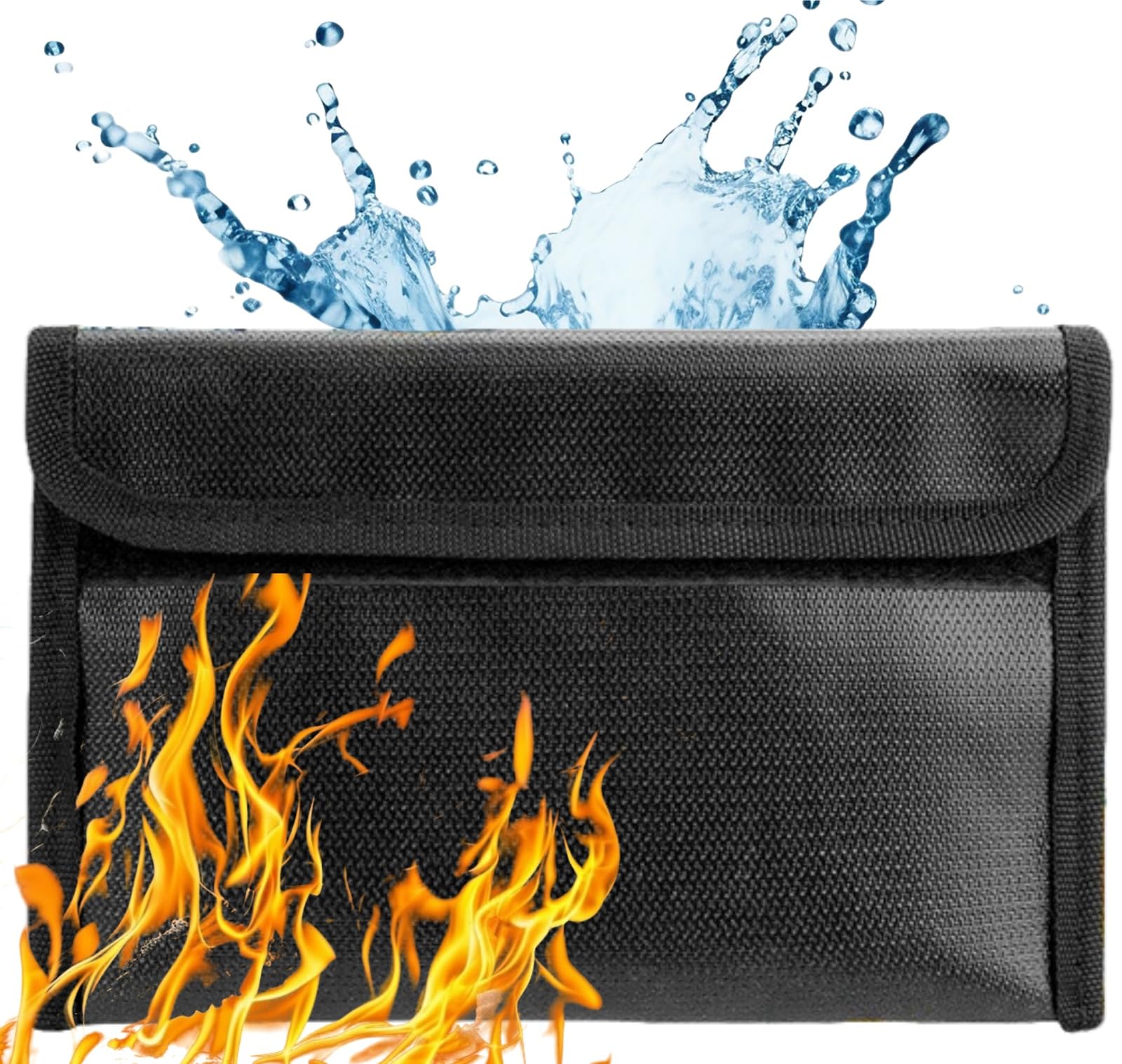 Bolsas Ignífugas para Documentos y Dinero,Bolsa Seguridad Ignífuga,Bolsa Ignífuga y Resistente al Agua,Bolsa Seguridad Prueba de Explosiones,Bolsas Prueba Fuego Resistente,para Objetos Valo
