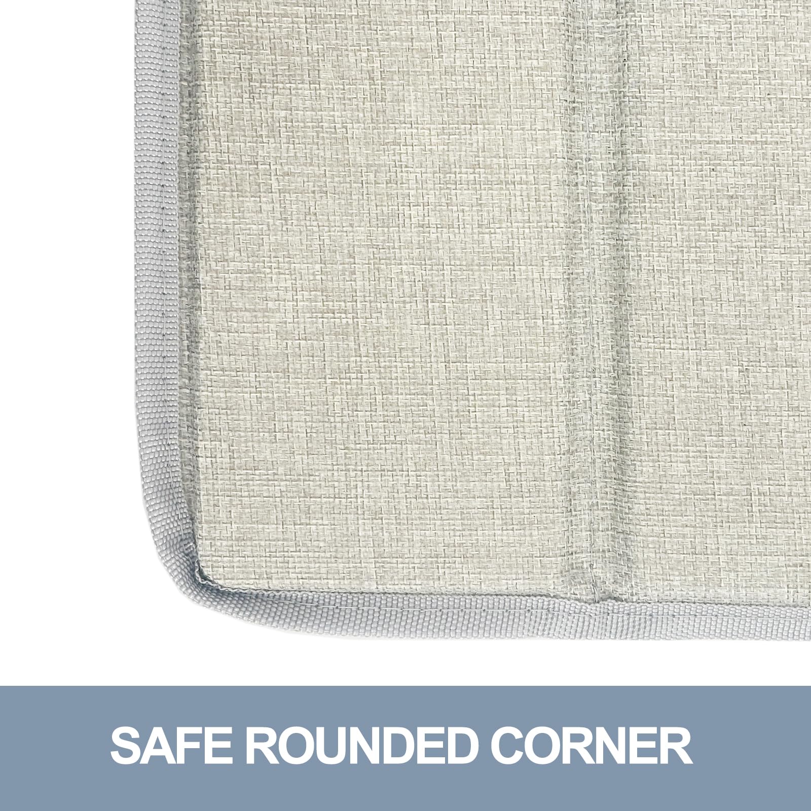 Soporte de cojín de sofá para asiento caído – (60 x 205 cm) de madera para sofá extra grande de 3 plazas, tableros rejuvenecedores de sofá grandes con superficie Oxford (beige)