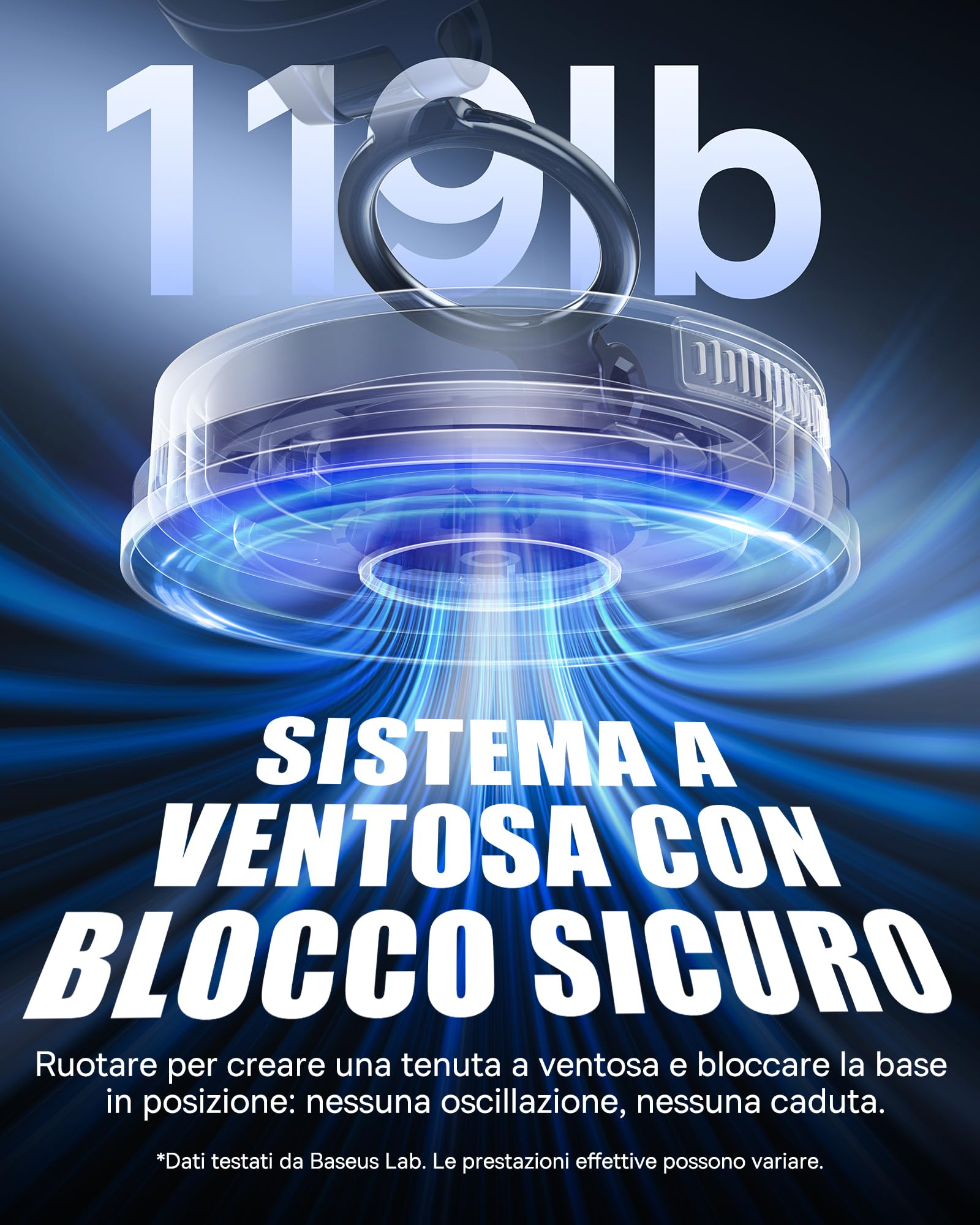 Baseus VC2 Flex Pro 15W Caricatore Wireless Auto Magsafe, Caricabatterie Wireless Magnetico, Supporto Telefono Auto Carica Rapida per iPhone 17 16 15 14 13 Pro Max