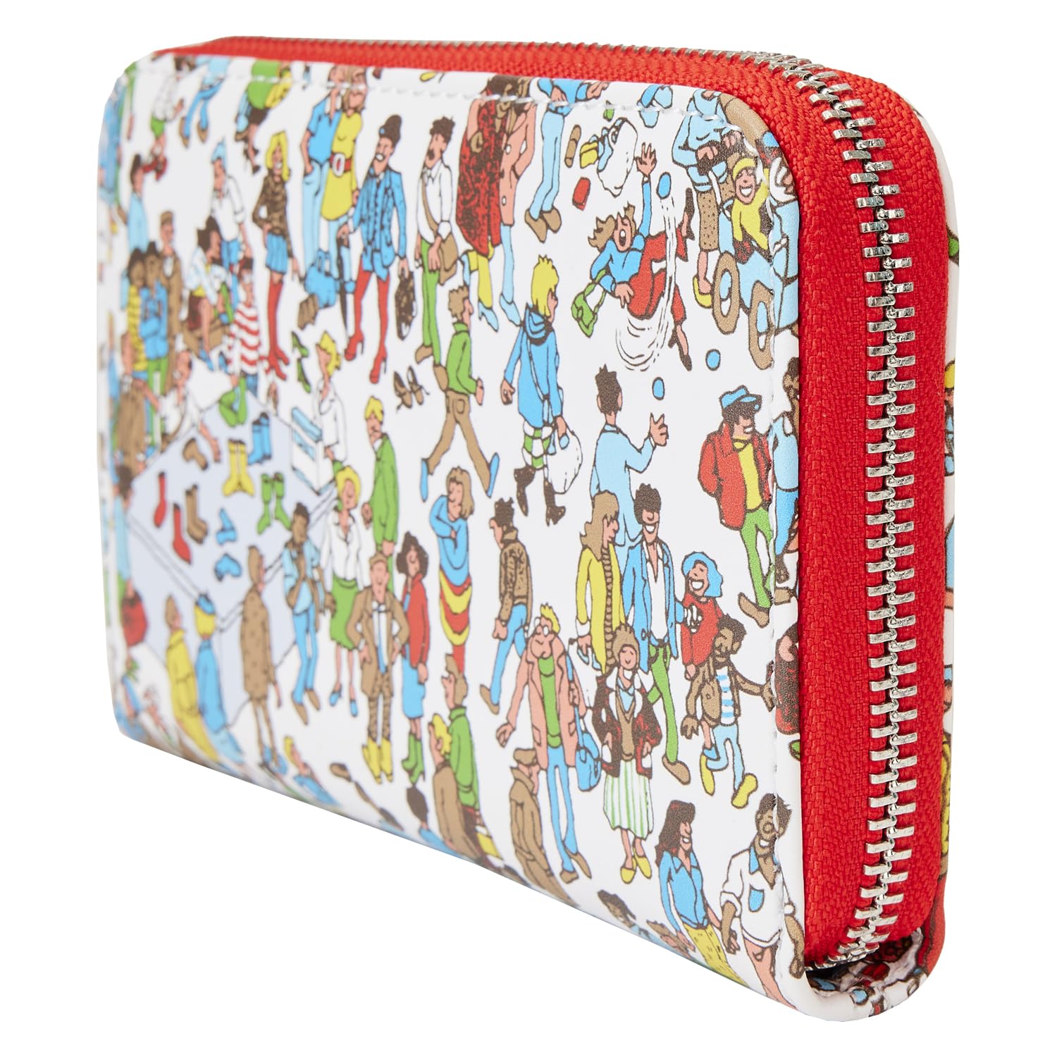 Where's Waldo Allover Print Zip Around Wallet