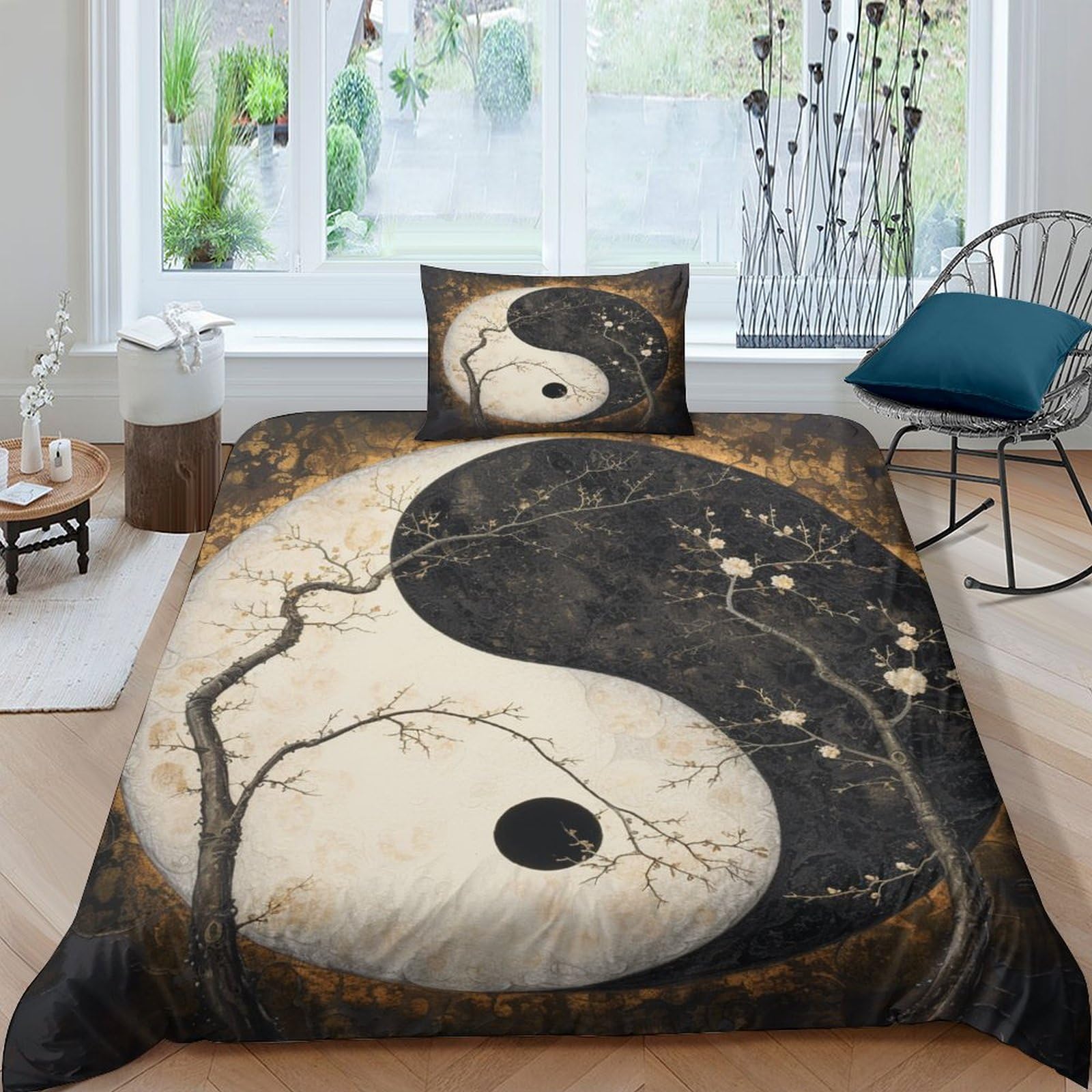 Housse de couette hypoallergénique et respirante Tai Chi 135x200