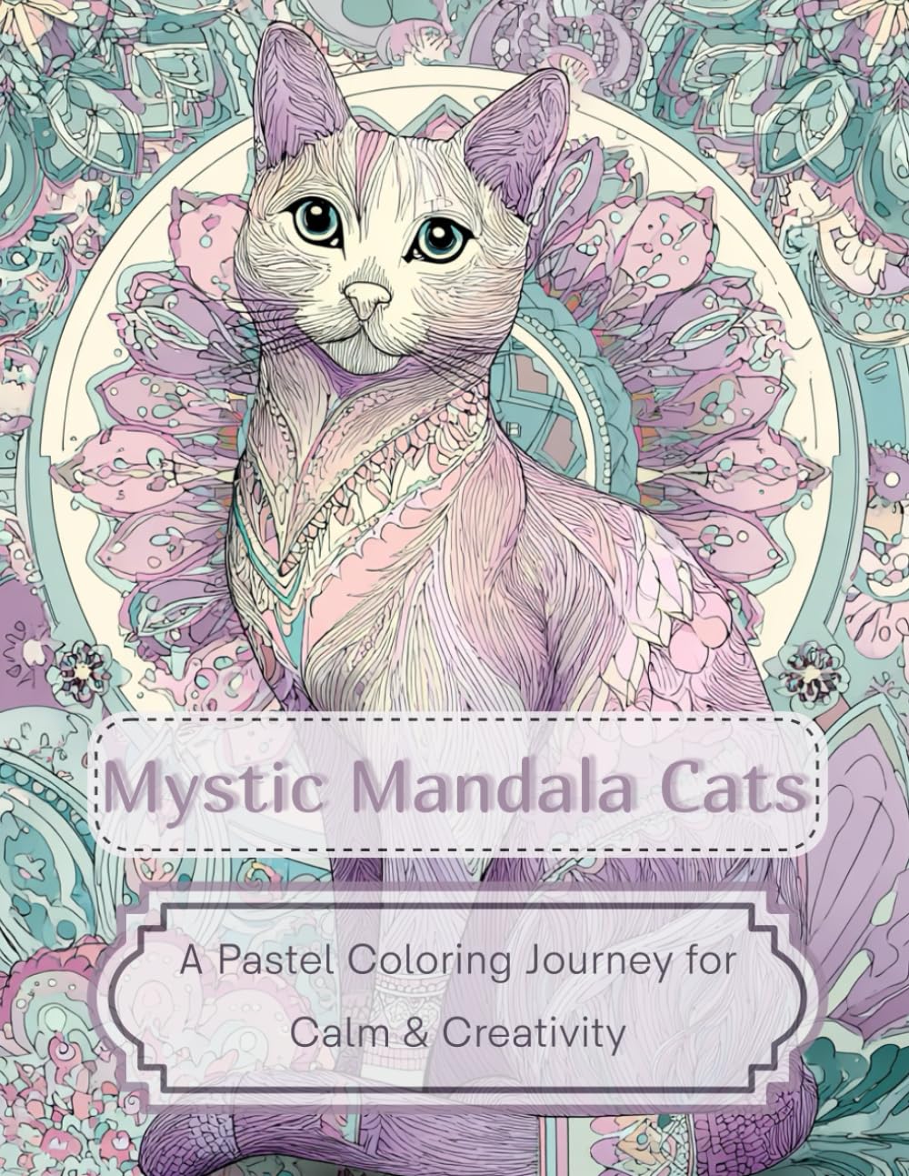 Mystic Mandala Cats: A Pastel Coloring Journey for Calm & Creativity (Pastel Mandala Collection)