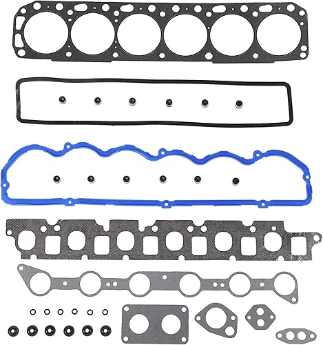 DNJ HGS4180 Juego de juntas de culata de grafito para Ford Bronco 1991-1992, E-150 Econoline, E-150 Econoline Club Wagon 4.9L L6 12V OHV 4917cc