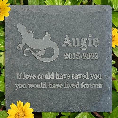 Miniatura 17 de Regalo de piedra conmemorativa para mascotas, marcador de tumba de jardín, lápida de condolencias de mascotas, lápida conmemorativa de gatos