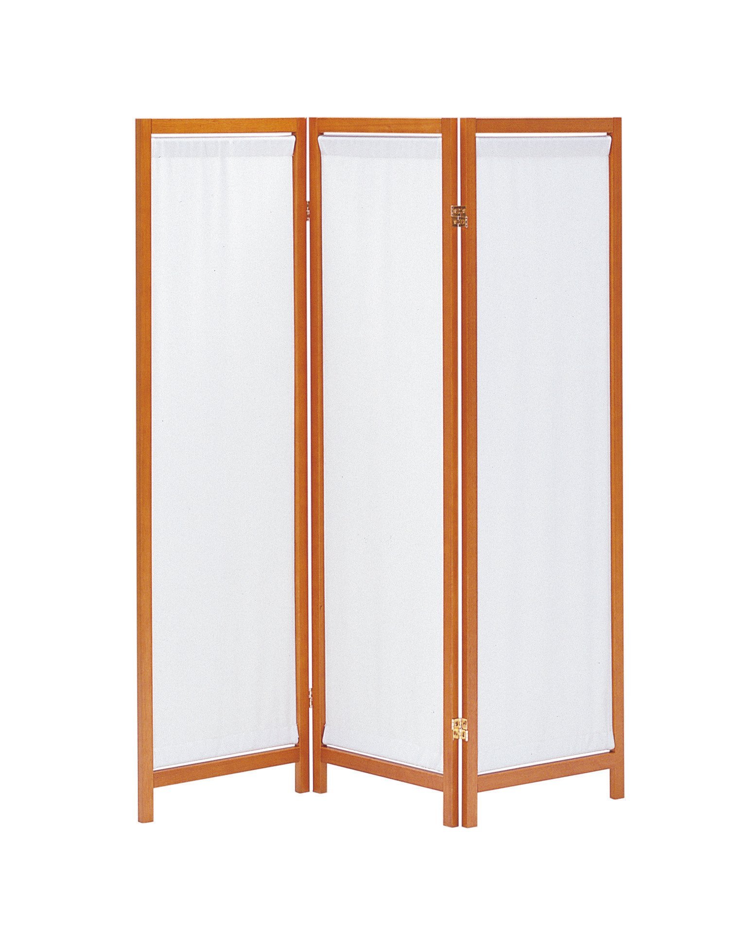 和風　木製ブラウン　パーテーション 3つ折り　間切り　衝立 264837img.jpg