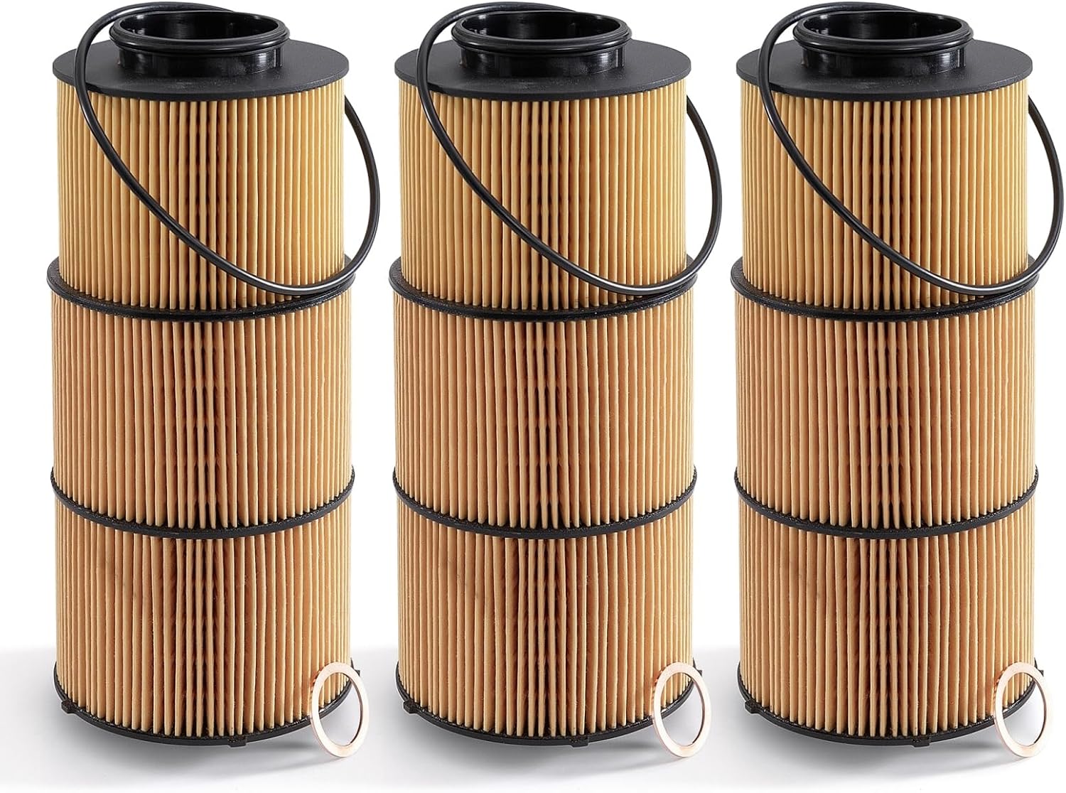 [3-Pack] Oil Filter Replacement for Detroit Diesel A4711800209, for DD15 DD13 DD16 Gen 5 - Fits for Freightliner Cascadia 122SD 114SD, for Western Star 49X 47X 57X - Replaces LF17810 P582506