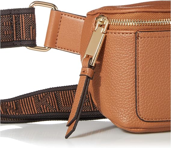 Calvin Klein Millie Novelty Belt Bag, Caramel, One Size | Women's, Removable Coin Purse, Exterior Slip Pocket, Interior Zip Pocket, Event, Travel