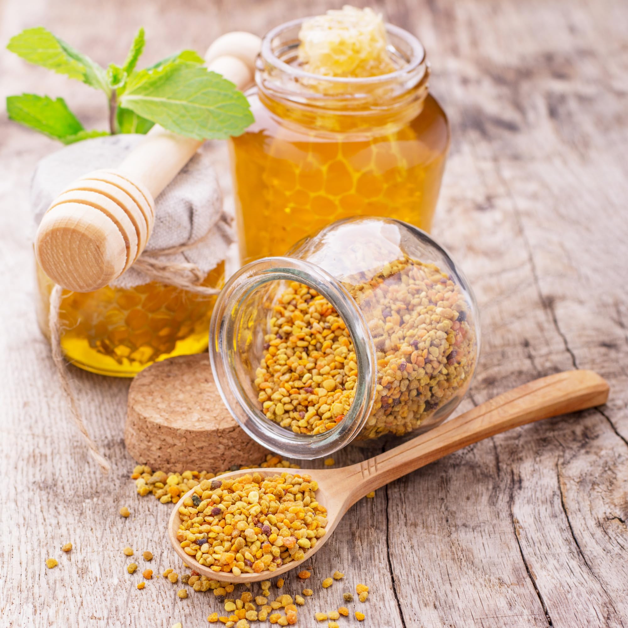 Alpi Nature Pollen d'Abeille 250g, Pollen de Fleur Naturel pour Smoothie, Céréales, Muesli