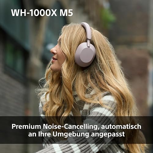 Sony WH-1000XM5 Hard Case Premium Noise Cancelling Wireless Over-Ear Headphones, Bluetooth, Clear Call Quality, Hi-Res Audio, Up to 30hr Battery Life, Includes Hard Case, iOS & Android - Black - 4
