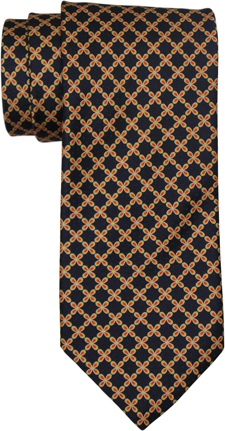 Italo Ferretti Black Flower Tie