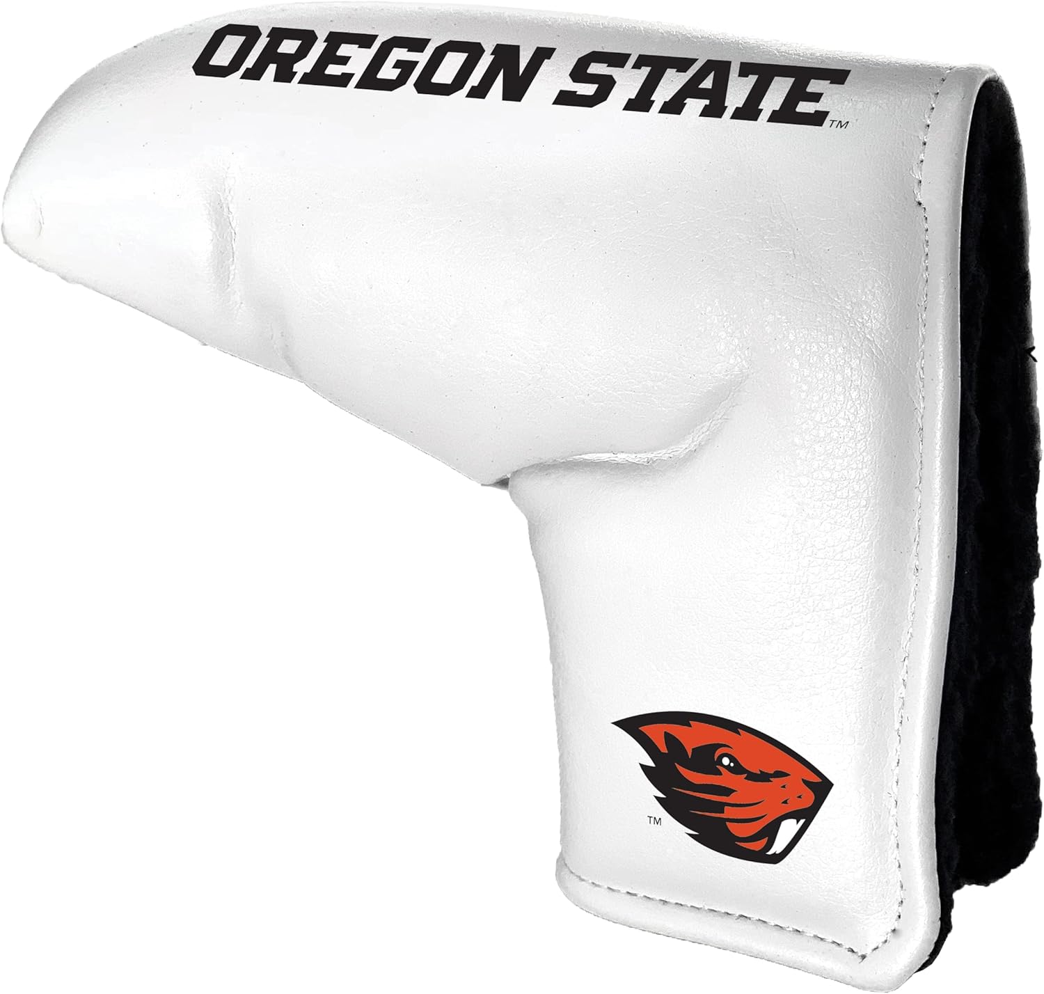 Team Golf NCAA Oregon ST Tour Blade Putter Cover (White), Fits Most Blade Putters, Scotty Cameron, Taylormade, Odyssey, Titleist, Ping, Callaway