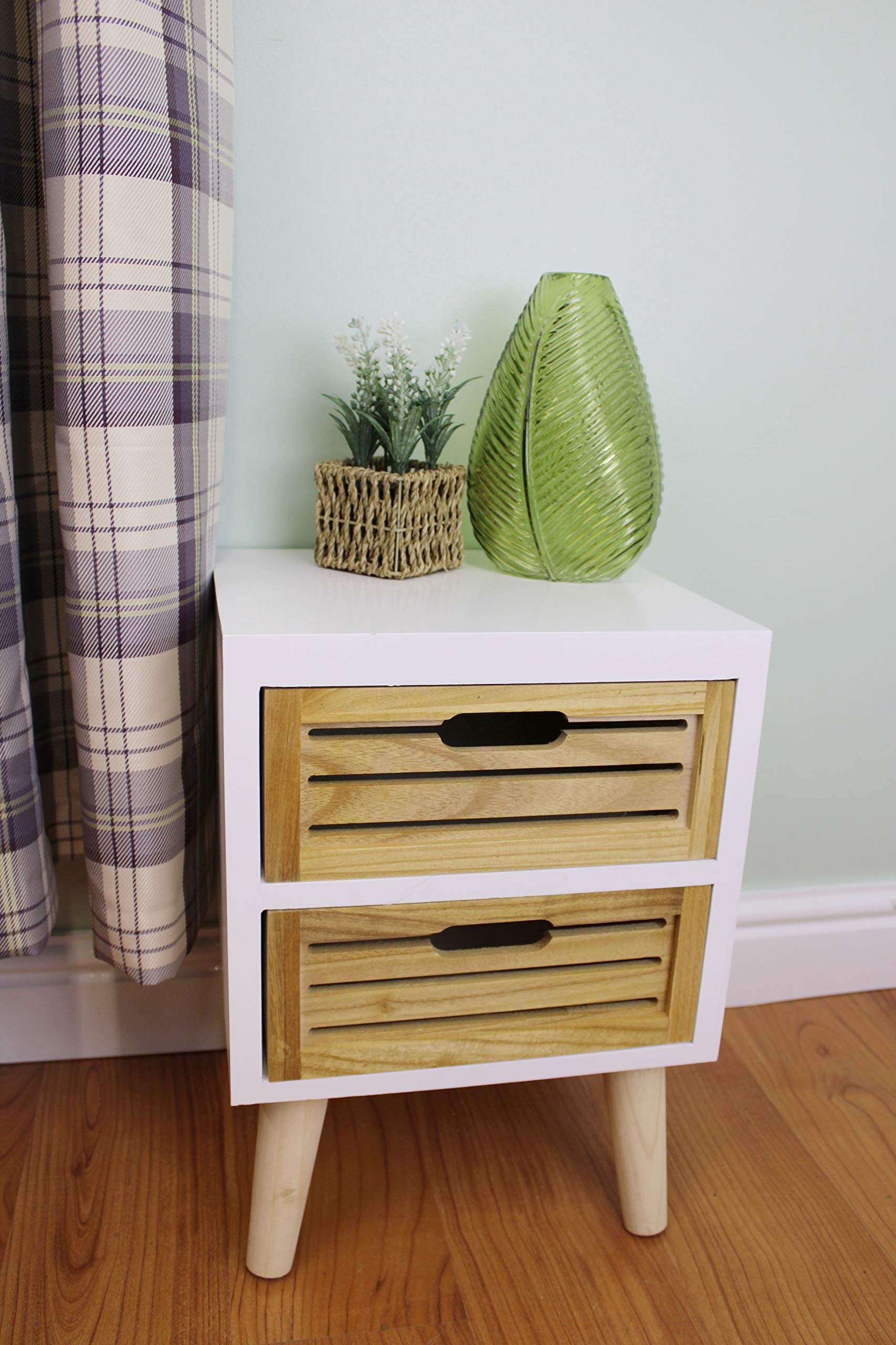 Meuble compact à 2 tiroirs indispensable pour un rangement efficace chez soi ou au travail