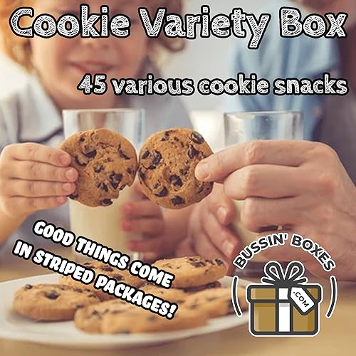 Miniatura 3 de Paquete variado de galletas  Caja de galletas a granel envuelta individualmente  45 unidades surtido de aperitivos dulces para oficina, escuela,