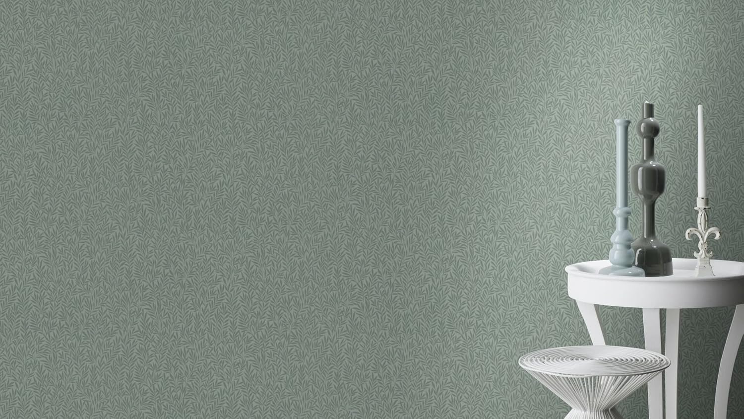 Rasch paperhangings Non Woven Wallpaper (Botanical) Green 10,05 m x 0,53 m Bambino XIX 252958