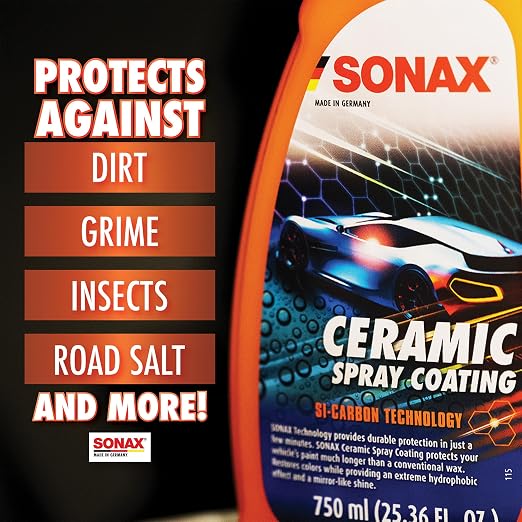 SONAX Ceramic Spray Coating 750 ml con tecnología cerámica durable miniatura 2