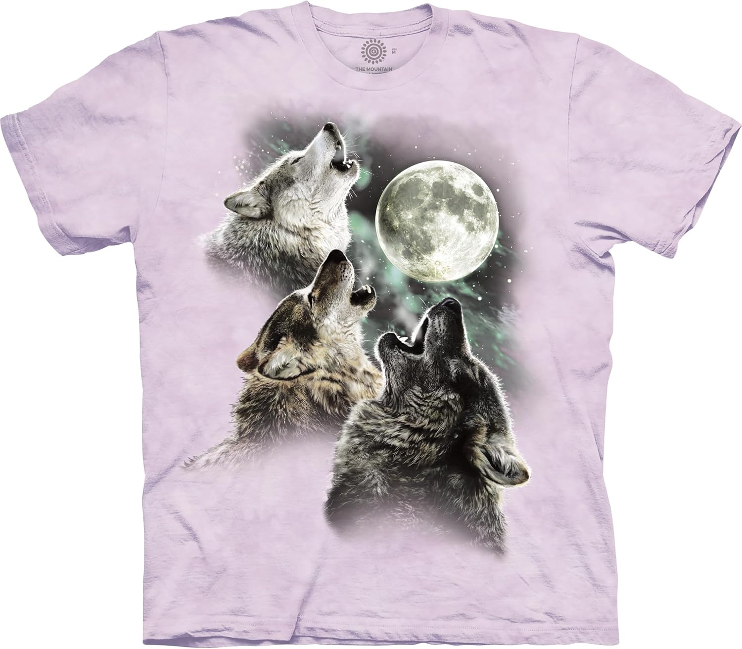 The Mountain Three Wolf Moon Short Sleeve Tee