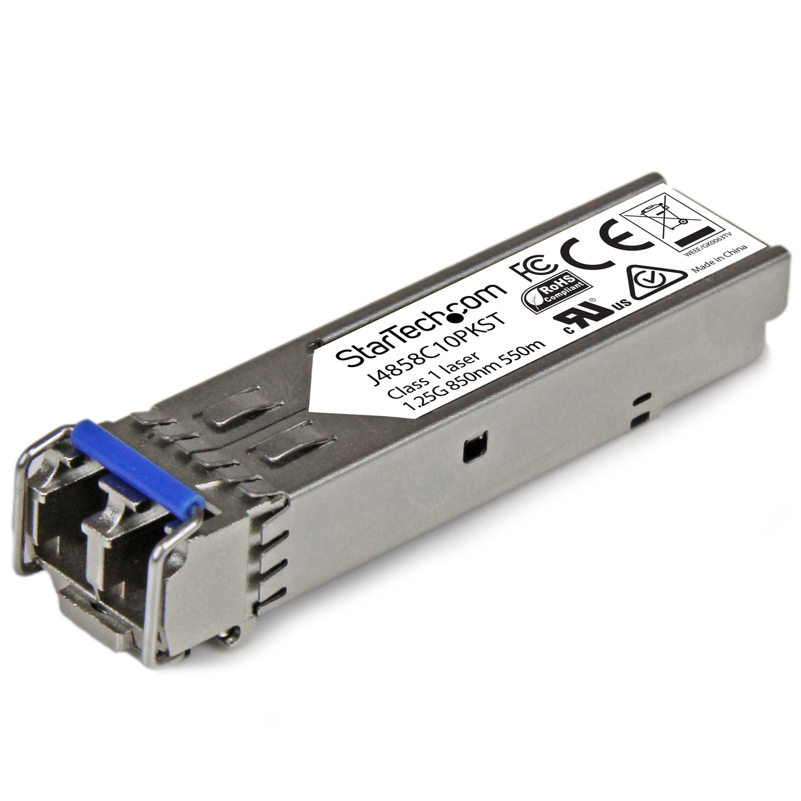 StarTech Paquet 10 Modules SFP HP J4859C, 1000BASE-LX, LC 10km | Monomode, MMF, HPE 1400 1700, Compatible, Fibre optique, Garantie à vie