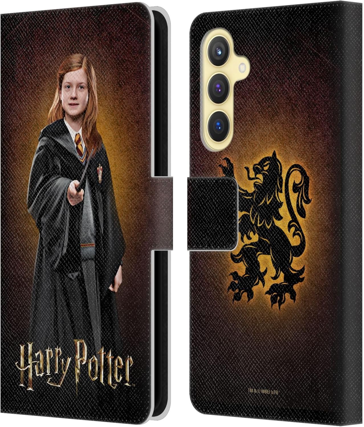 Head Case Designs Officially Licensed Harry Potter Ginny Weasley Chamber of Secrets IV Leather Wallet Case Compatible with Samsung Galaxy S23 FE 5G