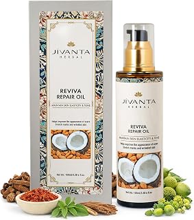 Jivanta Reviva Repair Oil – Anti-Ageing Skin Repair Oil for Scars, Stretch Marks & Wrinkles | Collagen Boosting Formula | ... Price In India