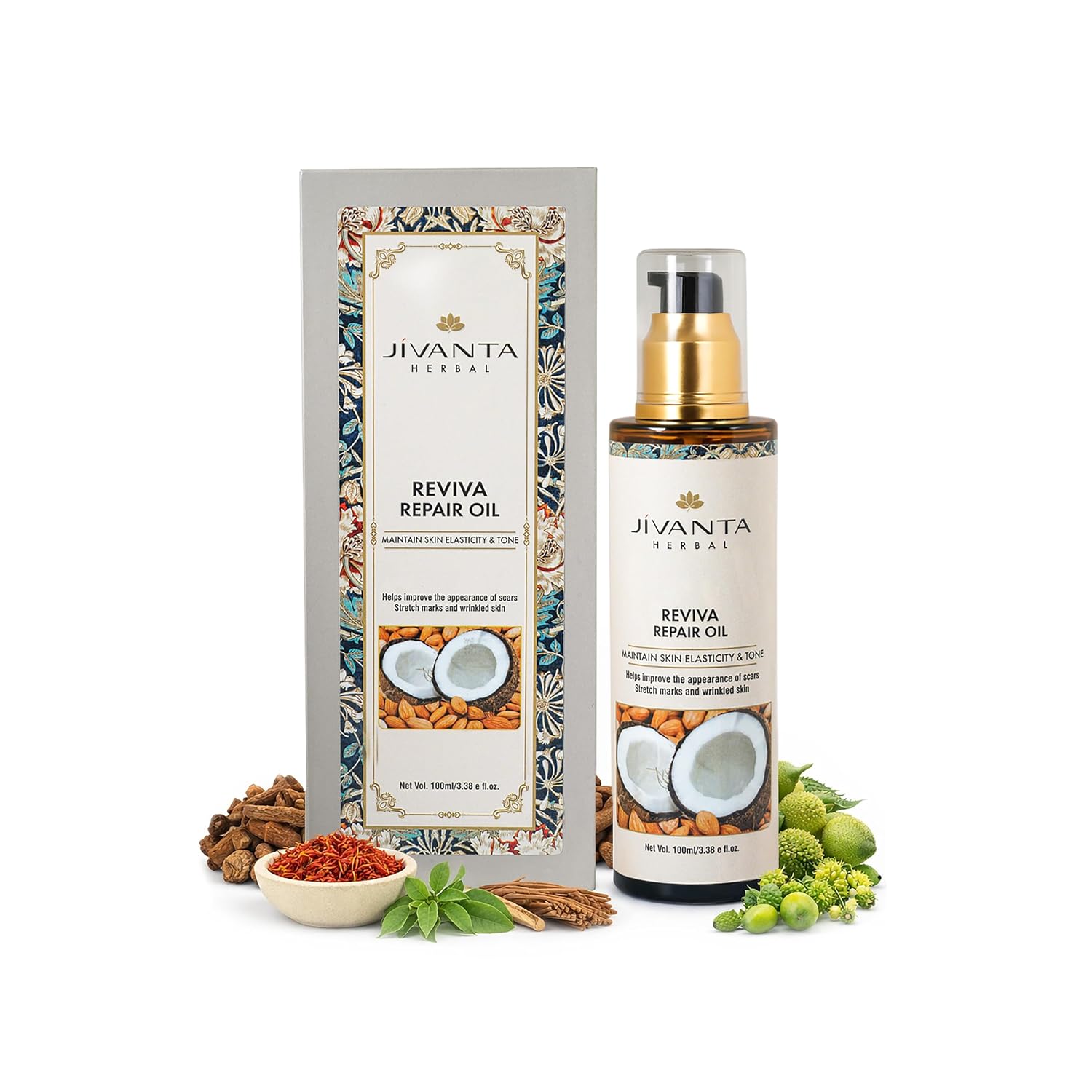 Jivanta Reviva Repair Oil – Anti-Ageing Skin Repair Oil for Scars, Stretch Marks & Wrinkles | Collagen Boosting Formula | ... - Review, Price and Buying Guide