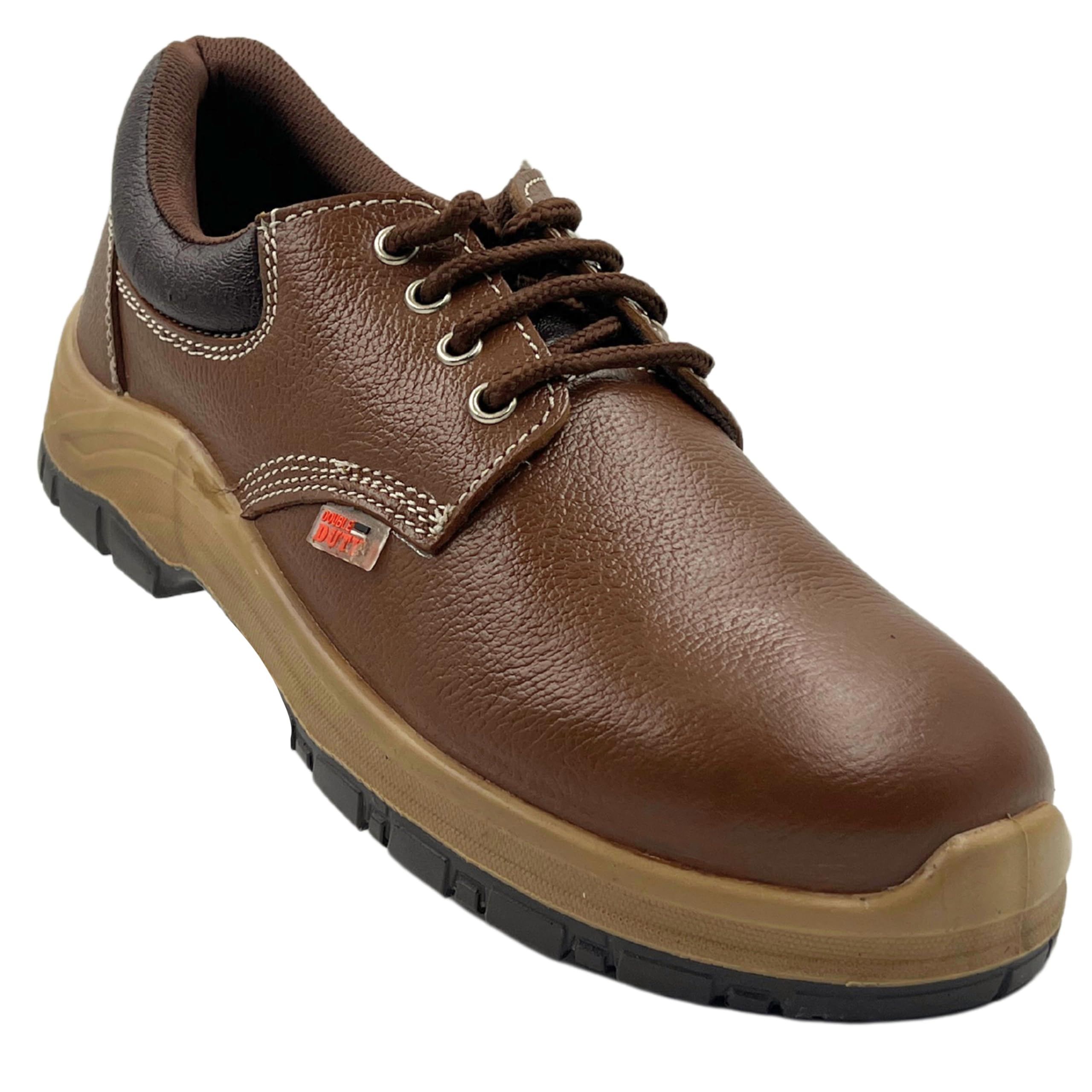 Allen Cooper DD7146 Double Duty Safety Shoe | Premium Tan Leather Upper, 200J Steel Toe Cap, Anti-Skid, Heat, Water & Oil Resistant (10) (B0CXXGBY1G) Amazon Price History, Amazon Price Tracker