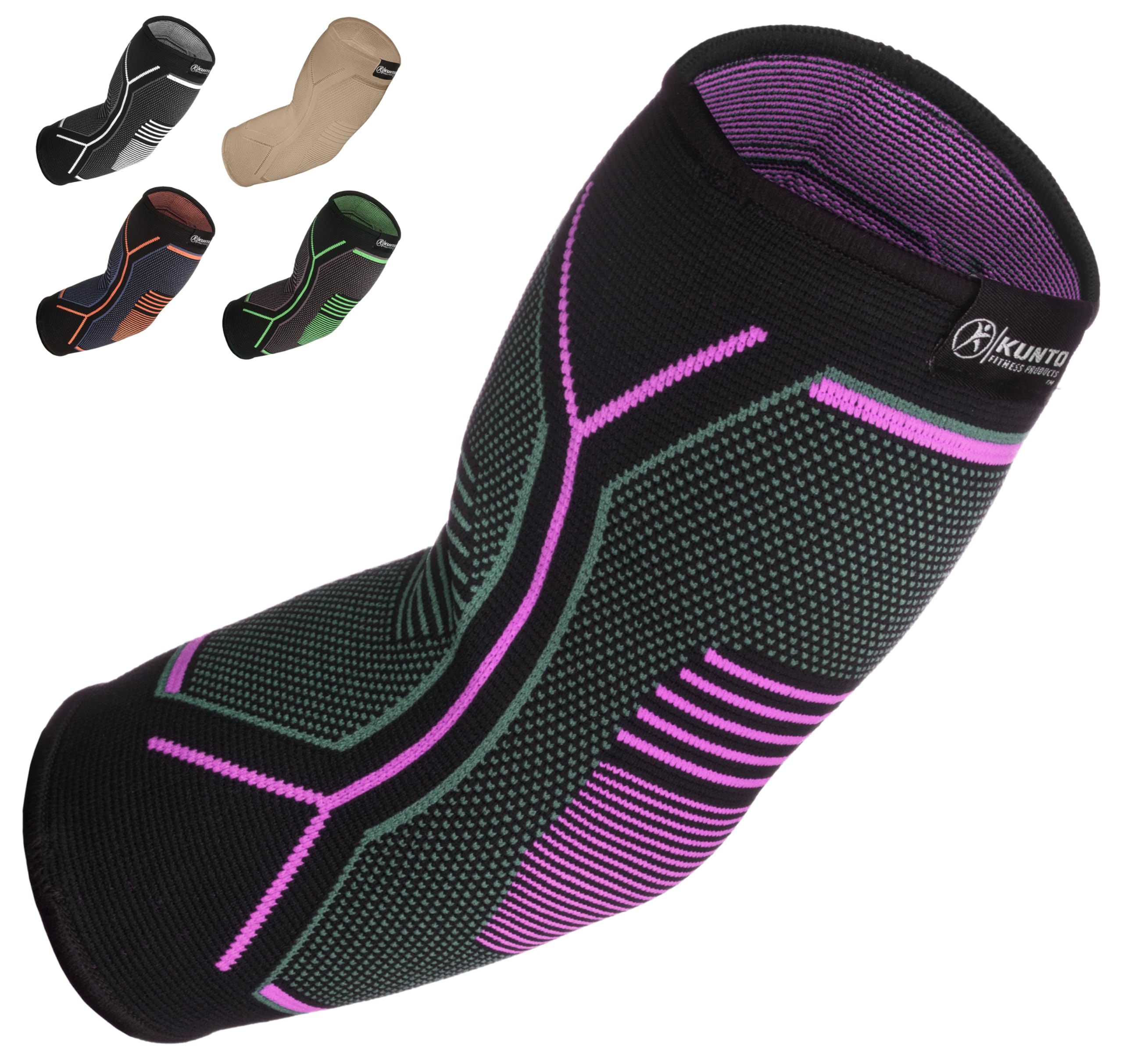 Kunto Fitness Elbow Brace Compression Support Sleeve